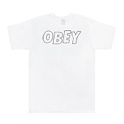 (163081319)OBEY LO-FI TEE-WHT